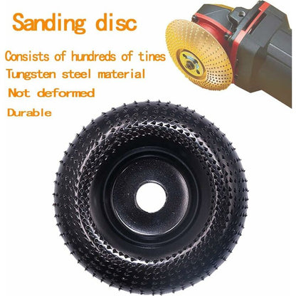 Wood Carving Disc (Ø 110Mmx 22 Mm) Wood Grinding Disc Chainsaw Disc, Tungsten Carbide Wood Grinding, Grinding Discs For - Image 4