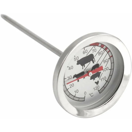 Stainless Steel ROasting Thermometer - Analog Meat Thermometer Up To 120°C - Bbq Thermometer - Meat Needle - Image 2