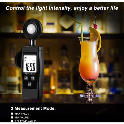 Digital Lux Meter, Practical Plant Exposure, Full With Waves Up To 200,000 Lux, Lux Meter With Maximum/Minimum Values, - Image 4