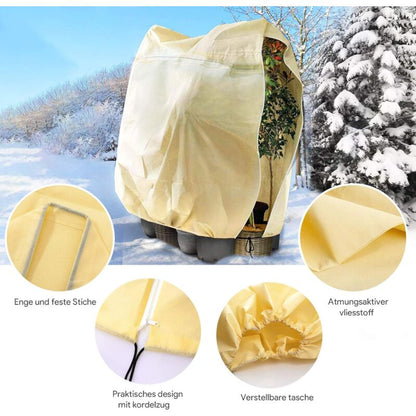 Plant Cover, Adjustable Plant Protection Cover With Zipper Drawstring, Reusable Frost-Proof Plant Protection Bag, 180 X - Image 2