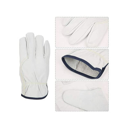 Work Gloves Hand Protection Fire Resistant Welding Glove Super Soft Grain Sheepskin Glove Protective Glove For Tig - Image 2