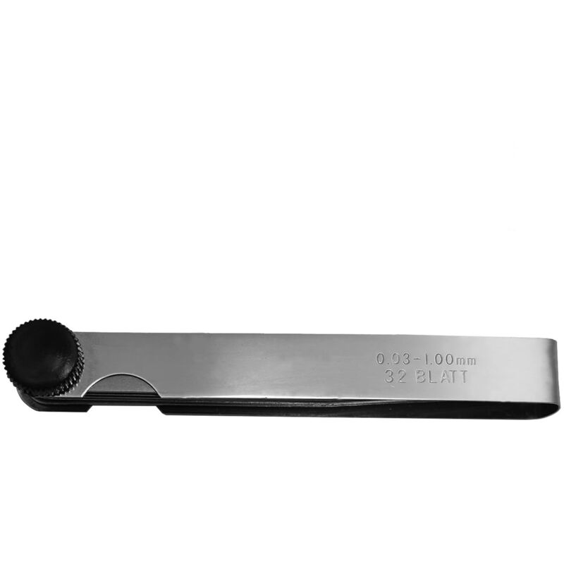 32 Blades Steel Feeler Gauge - Dual Marked Metric And Imperial Measuring Tool For Measuring Gap Width Or Thickness - Image 3