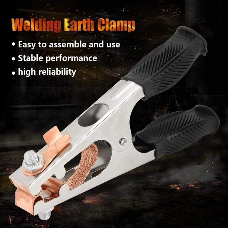 Welding Ground Clamp, Galvanized Welding Earth Clamp 500A Magnetic Ground ROd Clamp Good Conductivity For Welder For - Image 3