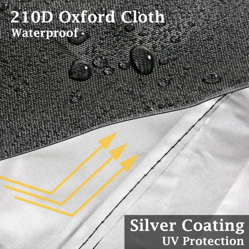 Lawn Mower Cover, 210D Oxford Cloth Heavy Duty Waterproof Lawn Mower Cover For Outdoor/Indoor With Drawstring And - Image 4