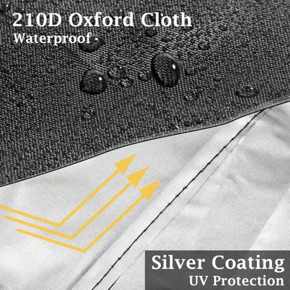 Lawn Mower Cover, 210D Oxford Cloth Heavy Duty Waterproof Lawn Mower Cover For Outdoor/Indoor With Drawstring And - Image 4
