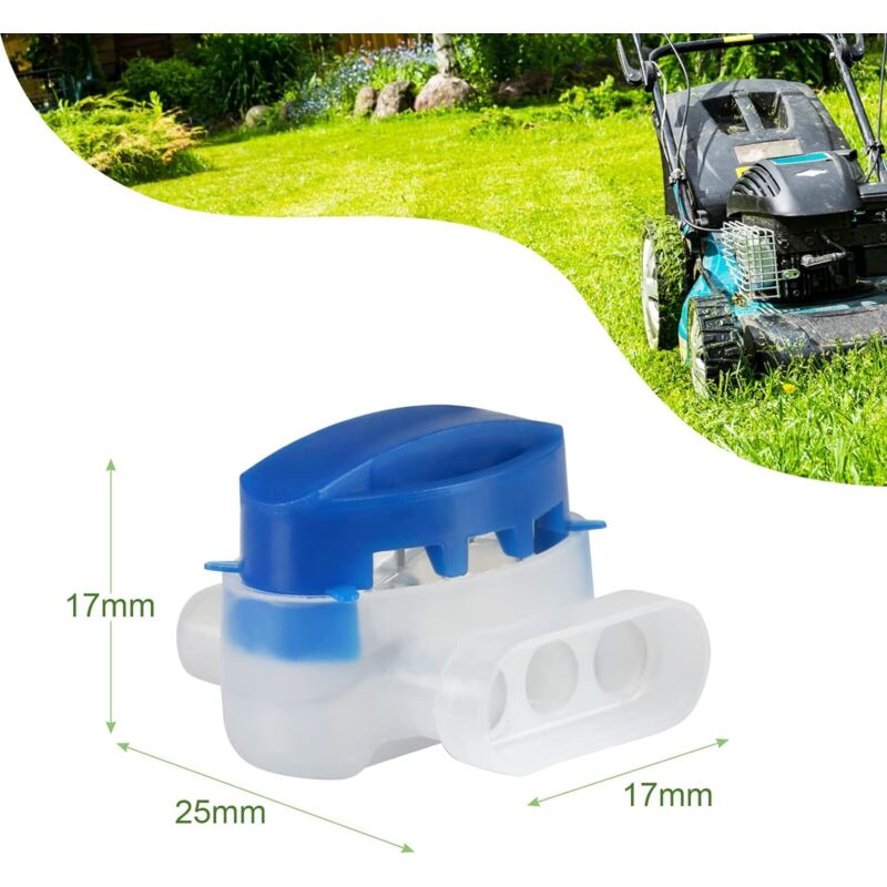20 pcs Resin Filled Cable Connectors 3 Pole Terminal Blocks For RObotic Lawn Mowers - Image 2