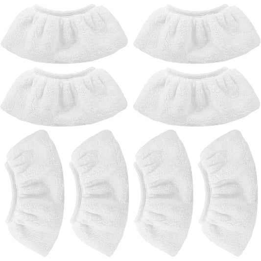 8 pcs Microfiber Cloths For Kärcher, Hand Nozzle Cloths Accessory For Steam Cleaners Sc 1, 2, 3, 4, 5