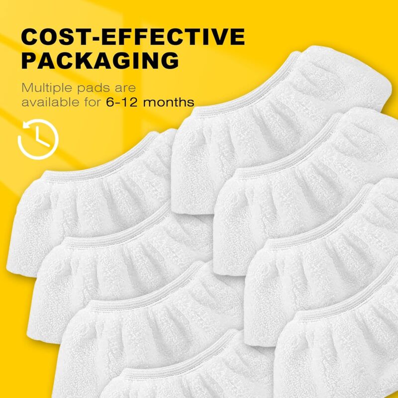 8 pcs Microfiber Cloths For Kärcher, Hand Nozzle Cloths Accessory For Steam Cleaners Sc 1, 2, 3, 4, 5 - Image 4