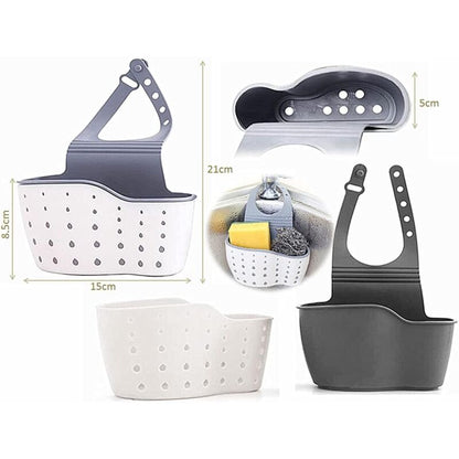 Kitchen Sink Sponge Holder, Hanging Drainer Basket, Hanging Drainer Basket, Sink Storage Shelf, Storage Sponge Holder, - Image 2