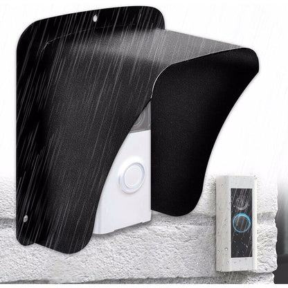 Waterproof Metal Cover For Video Camera, Doorbell, Door Lock, Access Door Knob, Protects Device From Sun And Raindrops,