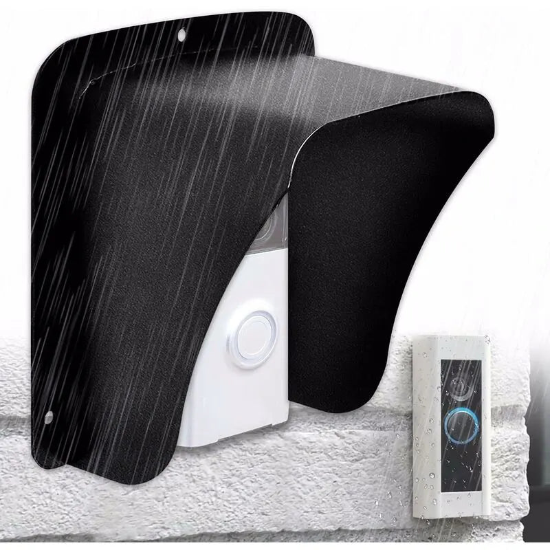 Waterproof Metal Cover For Video Camera, Doorbell, Door Lock, Access Door Knob, Protects Device From Sun And Raindrops,
