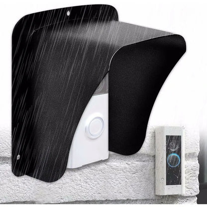 Waterproof Metal Cover For Video Camera, Doorbell, Door Lock, Access Door Knob, Protects Device From Sun And Raindrops,