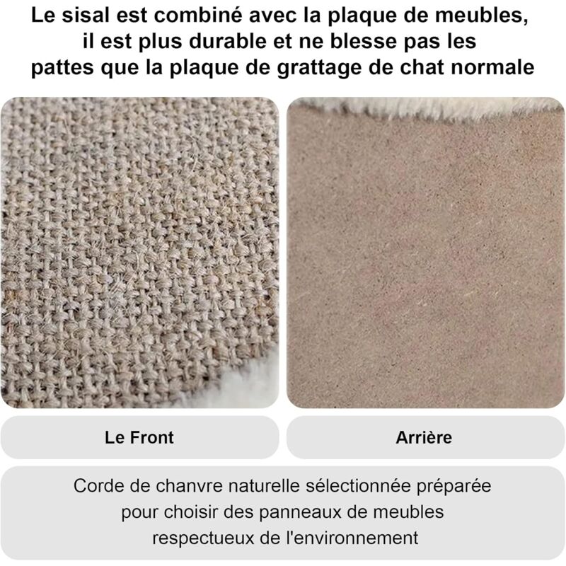 Cat Scratching Post, Cat Scratcher Cardboard Cat Scratcher Cardboard Cat Bowl Durable Cat Scratching Bed High Density - Image 2