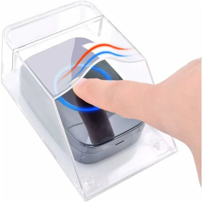 Transparent Protective Cover For Outdoor Doorbell, Waterproof, Wireless, Wall Mount - 11 X 6 X 5 Cm