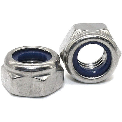 Zinc Steel Lock Nut M10 Pack 25 Hexagonal Locking Lock Nuts Ideal For Carpentry, Construction, Plumbing, Among Other - Image 2