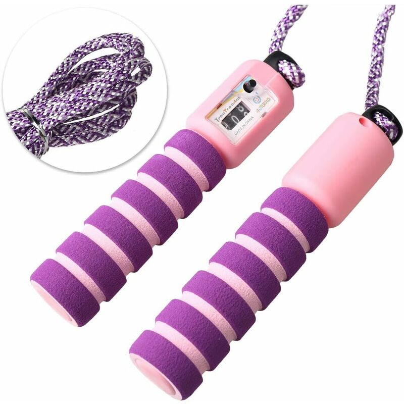 Kids Jump ROpe With Counter, Adjustable Children'S Jump ROpe, Skipping ROpe For Boys, Girls, Fitness And Exercise - Image 4