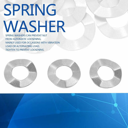 Wave Washer, Stainless Steel Spring Washer M10X5X0.3Mm (20 pcs) - Image 3