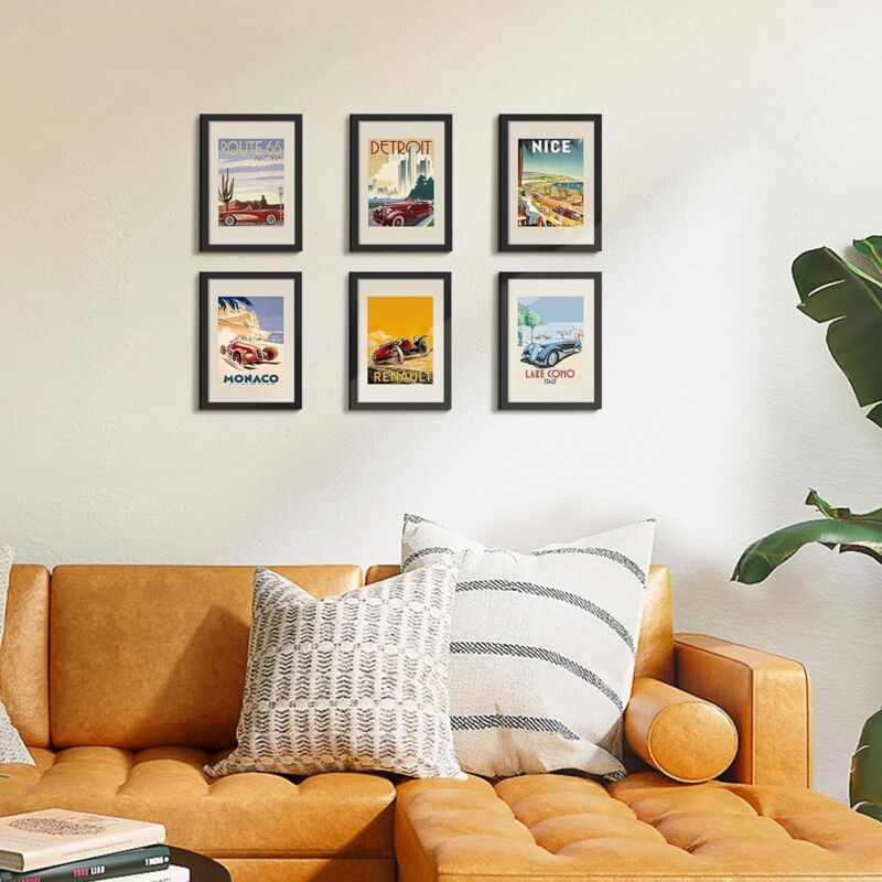 3 pcs Set Photo Frames 21X29.7Cm, A4 Black Frame, Can Be Placed Or Hung On The Wall High Quality Wooden Photo Frame - Image 4