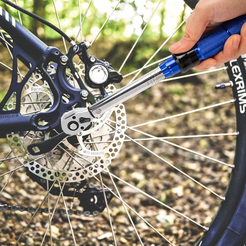 Bicycle Torque Wrench 1/4, Range 2-24Nm/17.7-212.4 In.Lb(Double Scale), Accuracy ±3%, 15 Pieces Bike Maintenance Kit - Image 4