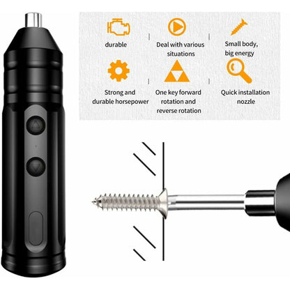 Cordless Electric Screwdriver Kit 250Rpm Mini Drill Usb Rechargeable Portable Auto Repair Tool Kit With Usb - Image 2
