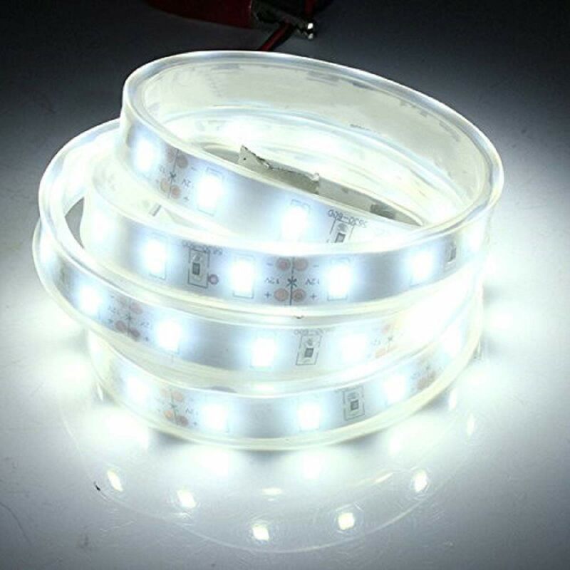 5M 5630 Smd LED Silicone Strip Light Cool White Waterproof 12V - Image 2