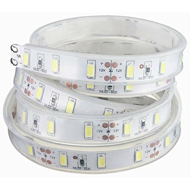 5M 5630 Smd LED Silicone Strip Light Cool White Waterproof 12V - Image 4