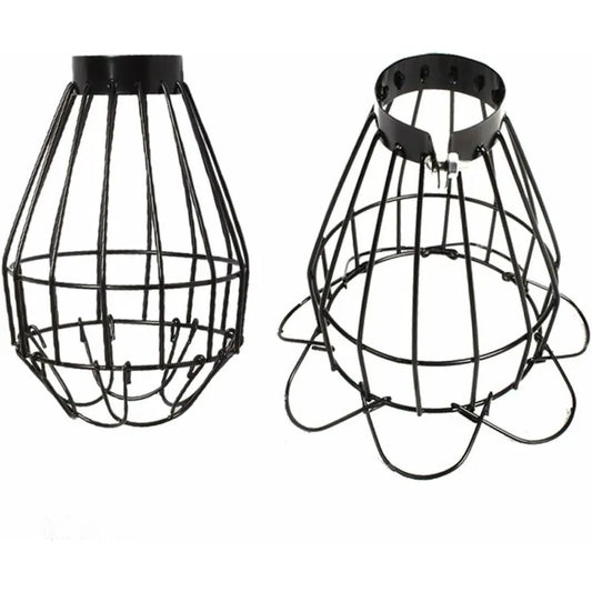 Reptile Heat Lamp Cover, Reptile Heat Lamp Shade - Wire Reptile Heater Guard, Anti-Scald Lamp Mesh Cover For Terrarium
