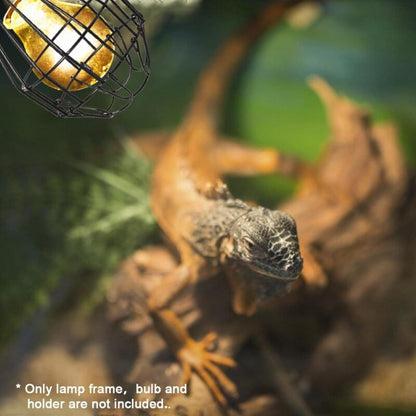 Reptile Heat Lamp Cover, Reptile Heat Lamp Shade - Wire Reptile Heater Guard, Anti-Scald Lamp Mesh Cover For Terrarium - Image 4