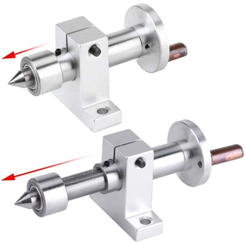 Turning Center ROtating Center Accessory For Lathe Machine Mini Ball Bearing With 2 Wrenches Woodworking Carpentry - Image 4