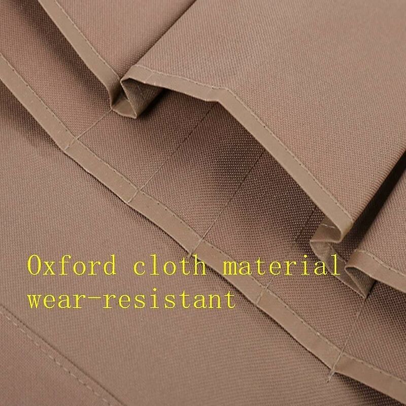 Women'S Gardening Apron With 14 Pockets 600D Oxford Work Apron Adjustable Protective Apron For Gardening Tools (Brown) - Image 3