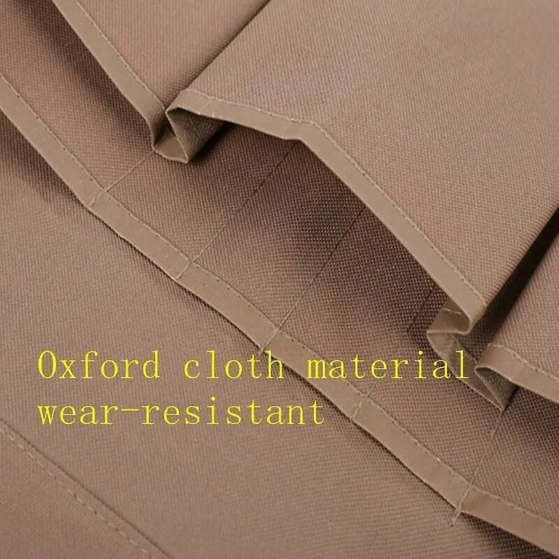 Women'S Gardening Apron With 14 Pockets 600D Oxford Work Apron Adjustable Protective Apron For Gardening Tools (Brown) - Image 3