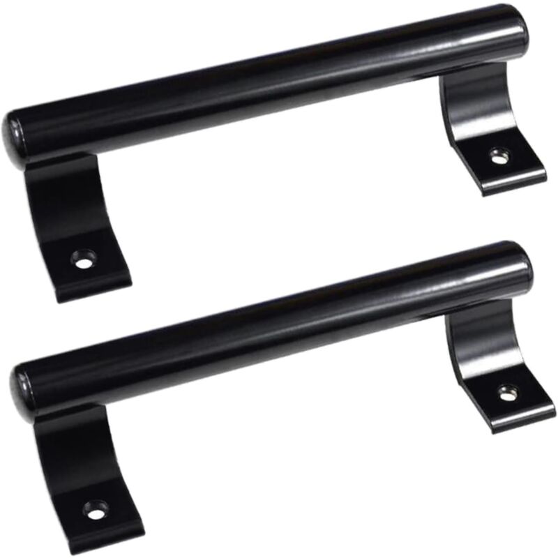 2 pcs 8" Aluminum Sliding Door Handle, Modern Metal Handle For Balcony Glass Doors, Bathroom Sliding Doors, Etc. - Image 2