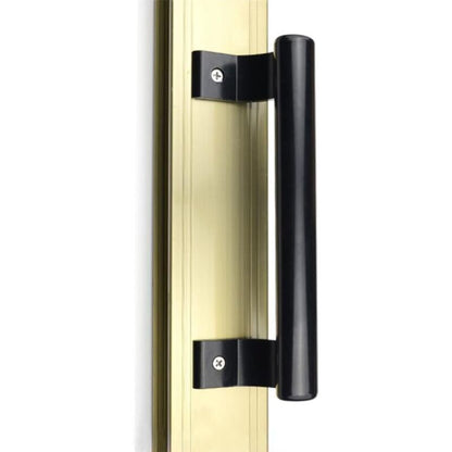 2 pcs 8" Aluminum Sliding Door Handle, Modern Metal Handle For Balcony Glass Doors, Bathroom Sliding Doors, Etc. - Image 4