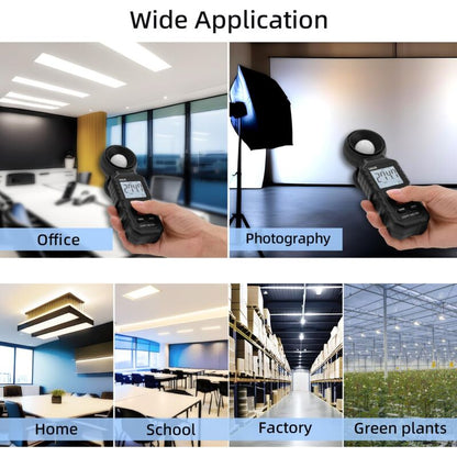 Digital Lux Meter, Light Measurement With 0.1-200,000 Lux, Portable Digital Ambient Light Meter Range Up To 200,000 Lux - Image 3