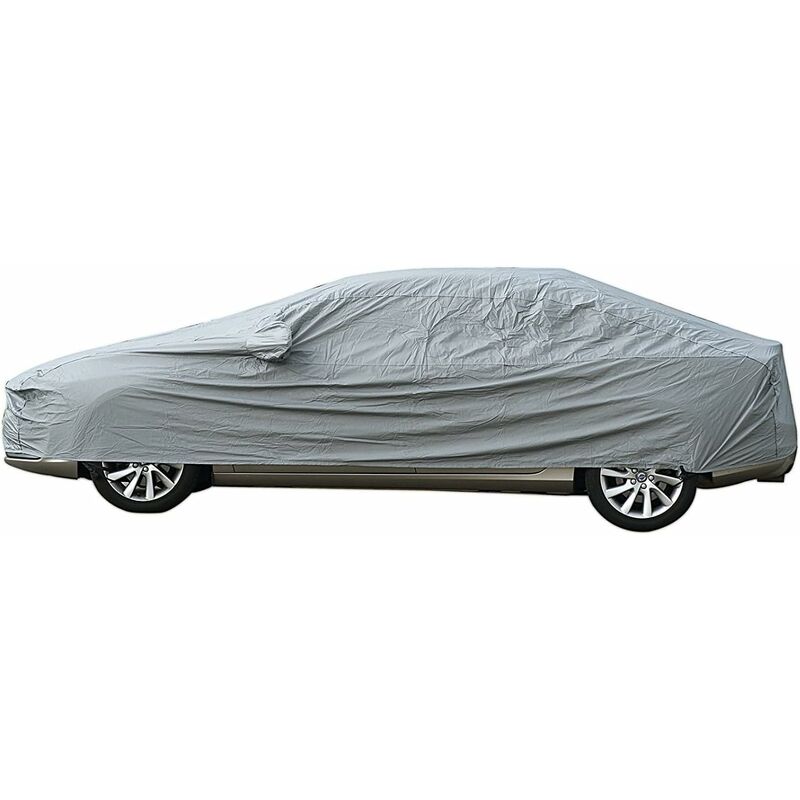 Universal Vehicle Cover, Fully Waterproof, Anti-Scratch, Durable, Lined, Breathable Cotton, Heavy Duty - Image 3