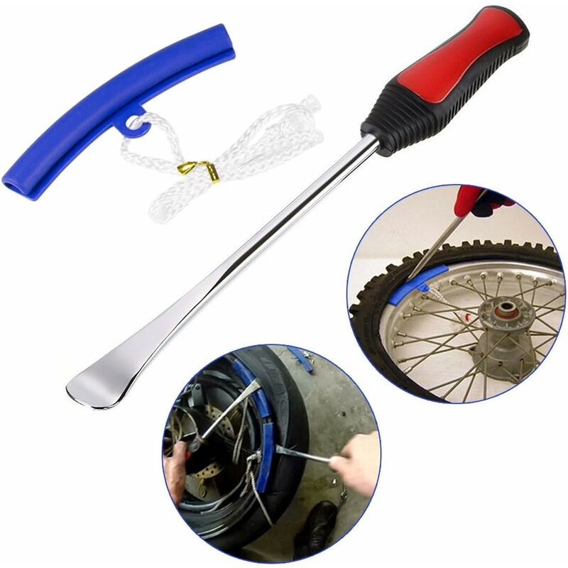 Spoons Tire Lever Tool 3 Spoons Pneumatic Tool Lever With 3 Rim Protectors For Car Motorcycle Accessory - Image 3