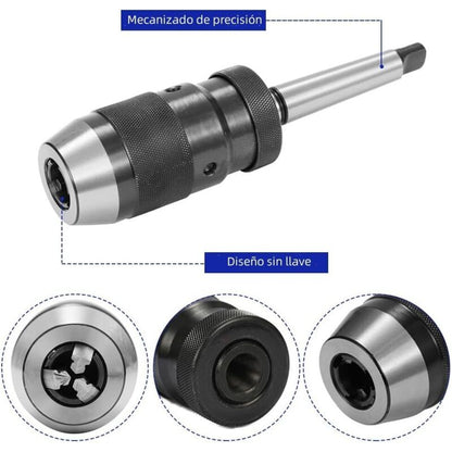 Self-Tightening Drill Chuck Mt2-B16 1-16Mm Mk Taper Chuck For Cnc Lathe Drill - Image 4
