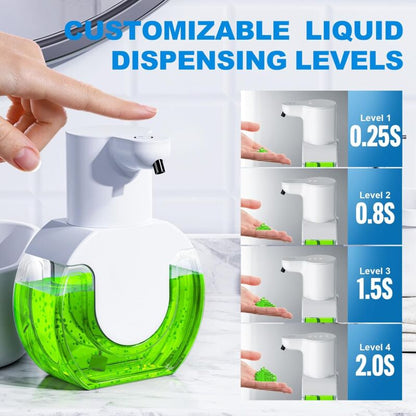 Automatic Soap Dispenser Touchless Liquid Soap 420Ml, Automatic Liquid Soap Dispenser For Kitchen, With 4 Adjustable - Image 4
