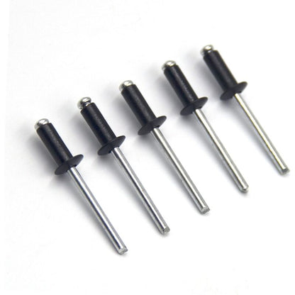 100 pcs 4.8 X 12Mm Aluminum Blind Rivets, Open End Rivets, Pop Rivets, Pack Of 100 (Black) - Image 3