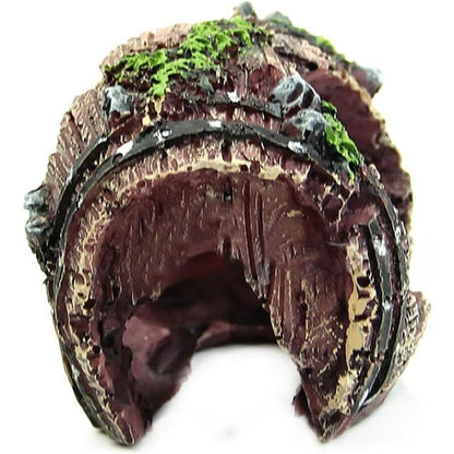Resin Fish Tank Non-Toxic Ornament Broken Barrel Cave Landscaping Decoration - Image 3