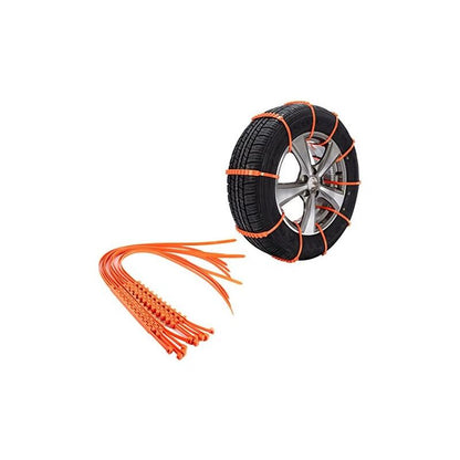 Tire Chain Snow Sock Tire Chains Universal Anti-Skid Tire Chains, Nylon Auto Reusable Emergency Car Universal Fit Snow - Image 3