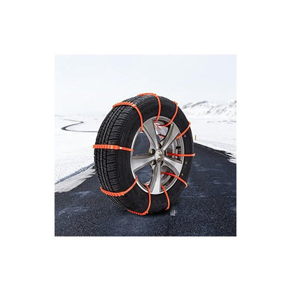 Tire Chain Snow Sock Tire Chains Universal Anti-Skid Tire Chains, Nylon Auto Reusable Emergency Car Universal Fit Snow - Image 4