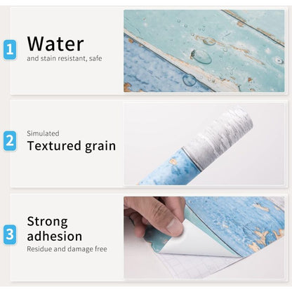 Self Adhesive Vinyl Wallpaper For Furniture Countertop Wood Grain Pattern Decorative Sticker,0.456M - Image 2