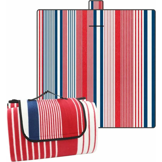 Picnic Mat 200 X 200 Cm, Waterproof Picnic Blanket For Beach And Garden, Large Picnic Tablecloth For Family (4-6 People)