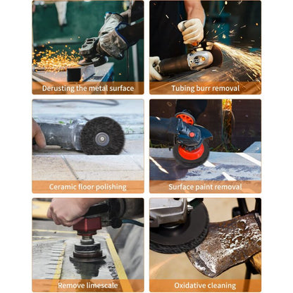 5 pcs Grinding Disc, 125 X 22 Mm, Abrasive Disc For Angle Grinder, Csd Abrasive Cleaning Disc Coarse Cleaning Discs For - Image 3