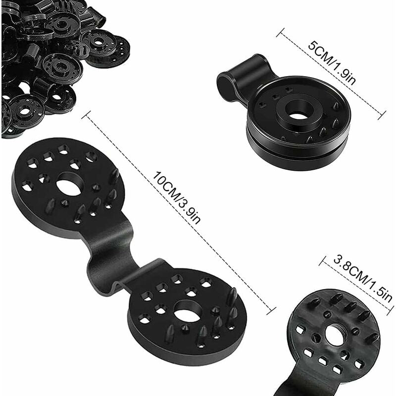 50 pcs Practical Heavy Duty Fixing Clip For Privacy Screen Fabric Sunshade In Greenhouse - Image 2
