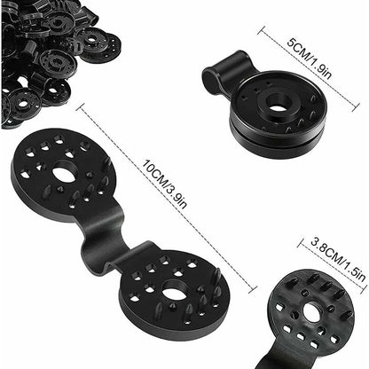 50 pcs Practical Heavy Duty Fixing Clip For Privacy Screen Fabric Sunshade In Greenhouse - Image 2