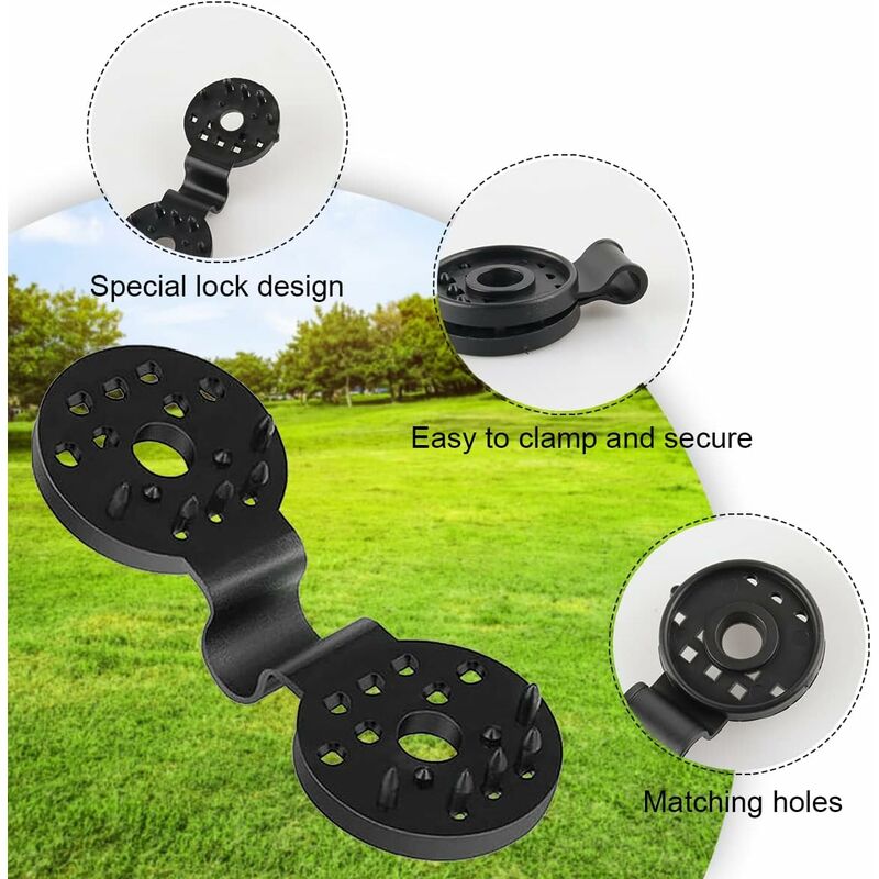 50 pcs Practical Heavy Duty Fixing Clip For Privacy Screen Fabric Sunshade In Greenhouse - Image 4