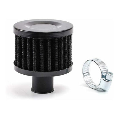 Universal Interface Motorcycle Air Oil Filters Car Cold Air Intake Filter 12Mm Vent Turbo Crankcase Breather (Black) - Image 2