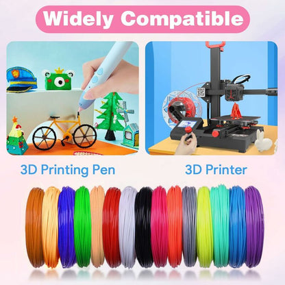 3D Pla Filament, 3D Refill 1.75Mm, 3D Filament 5M 20 Colors Each, Suitable For Kids And Adults, 3D Pen Accessory - Image 3